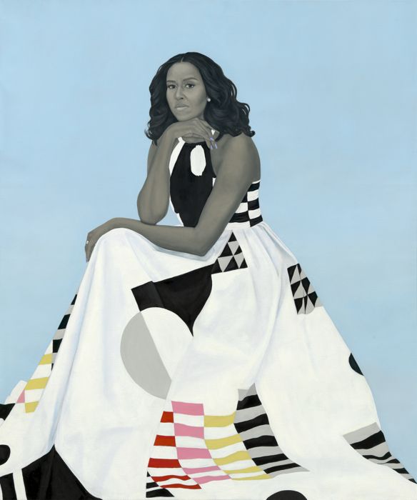 First Lady Michelle Obama by Amy Sherald