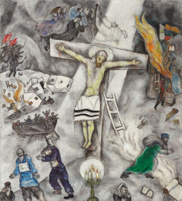 White Crucifixion by Marc Chagall