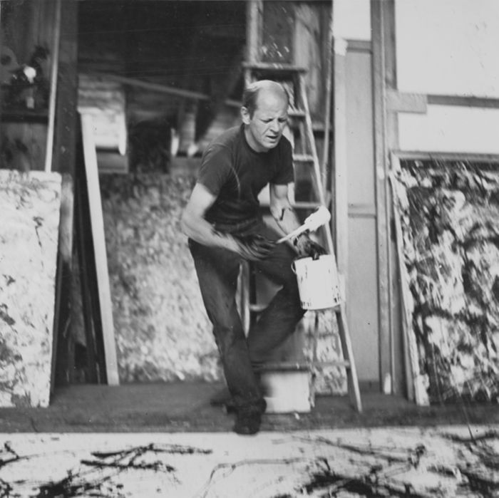 'Jackson Pollock in 1950' by Hans Namuth