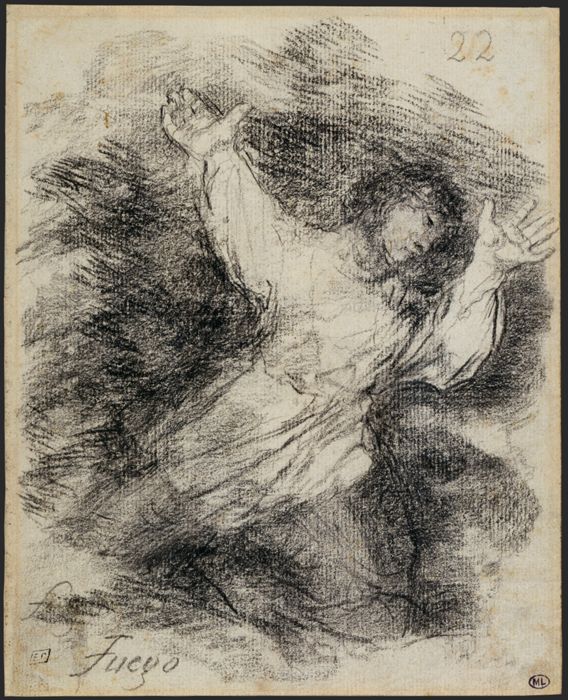 Fuego / Fuego (Fire Fire) by Francisco de Goya