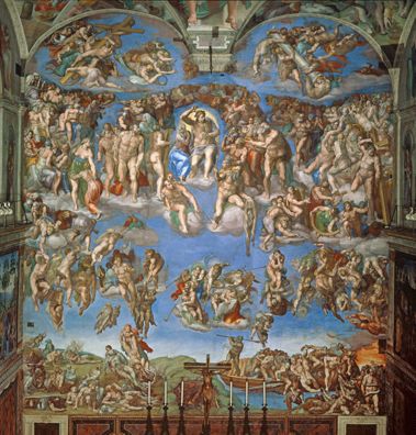 The Last Judgement by Michelangelo Buonarroti