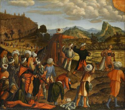 The Stoning of St Stephen by Vittore Carpaccio