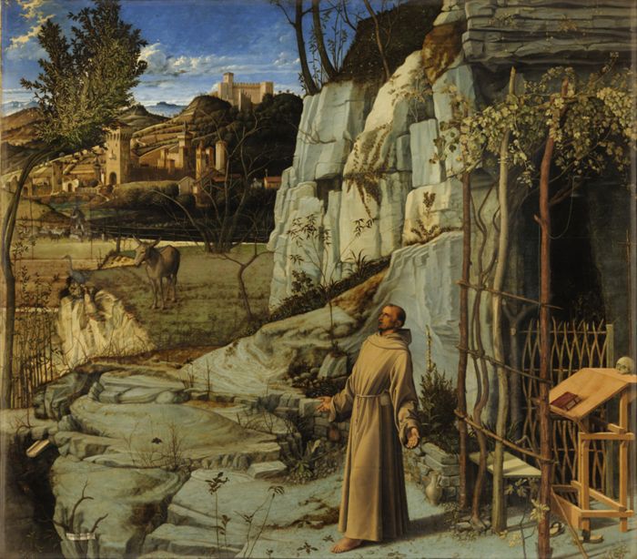 St Francis in the Desert by Giovanni Bellini