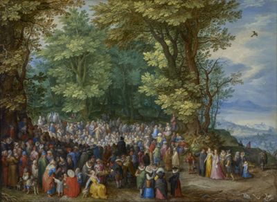 The Sermon on the Mount by Jan Brueghel the Elder