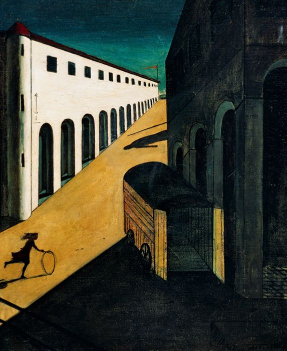 Mystery and Melancholy of a Street by Giorgio de Chirico