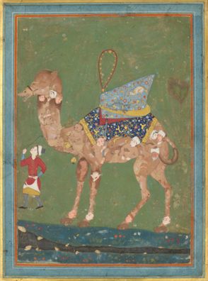 Composite Camel with Attendant by Unknown Iranian Artist