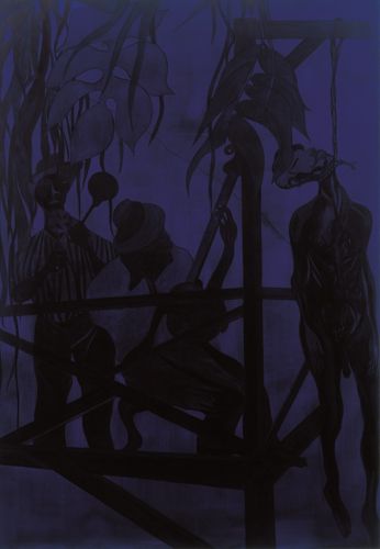 Iscariot Blues by Chris Ofili 