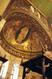 Apse mosaic of the Transfiguration by Unknown artist