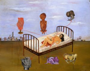 Henry Ford Hospital by Frida Kahlo