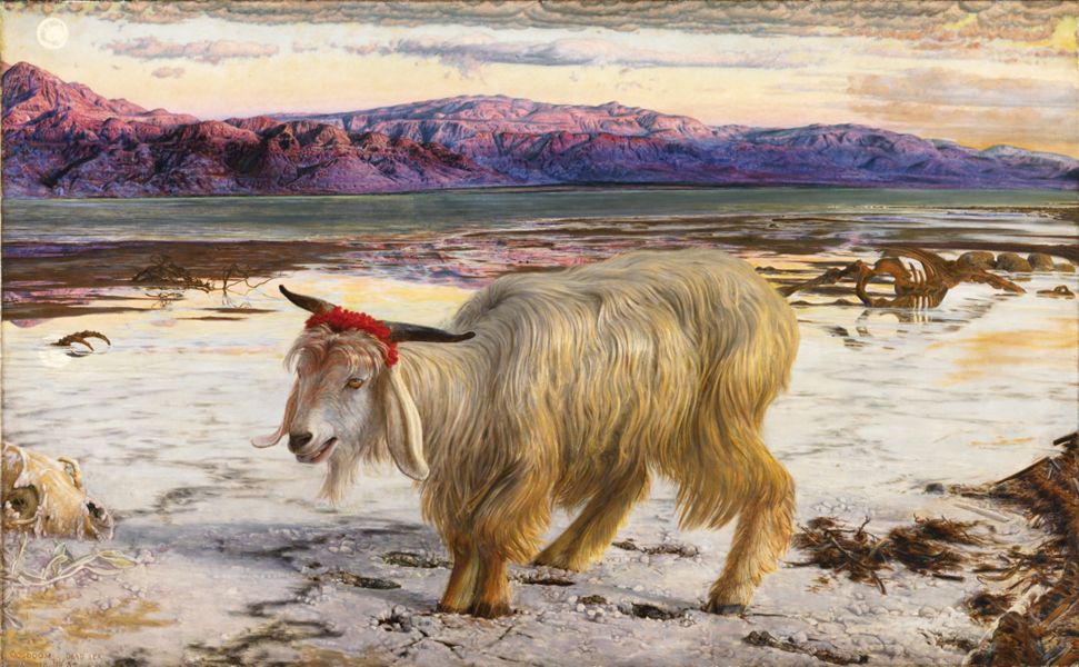 The Scapegoat by William Holman Hunt, Leviticus 16:1-10, Bible.Gallery