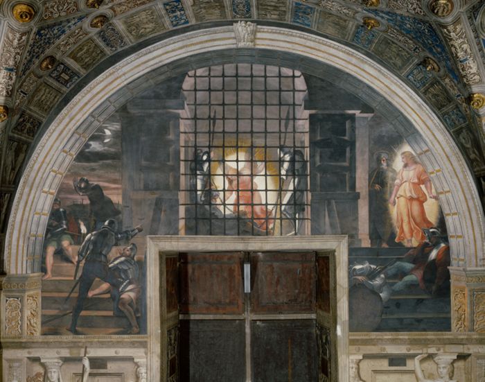 The Liberation of St Peter from Prison, from the Stanza di Eliodoro by Raphael