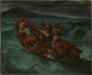 Christ Asleep during the Tempest by Eugène Delacroix