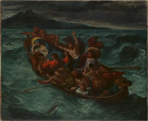 Christ Asleep during the Tempest by Eugène Delacroix