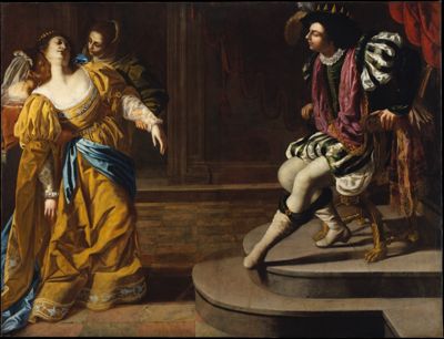 Esther before Ahasuerus by Artemisia Gentileschi