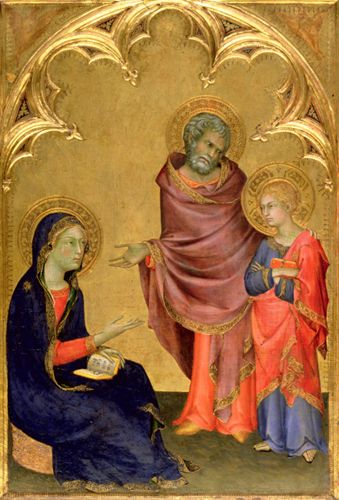 Christ Discovered in the Temple by Simone Martini