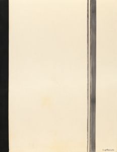 Second Station. Part of The Stations of the Cross / Lema Sabachthani (series) by Barnett Newman