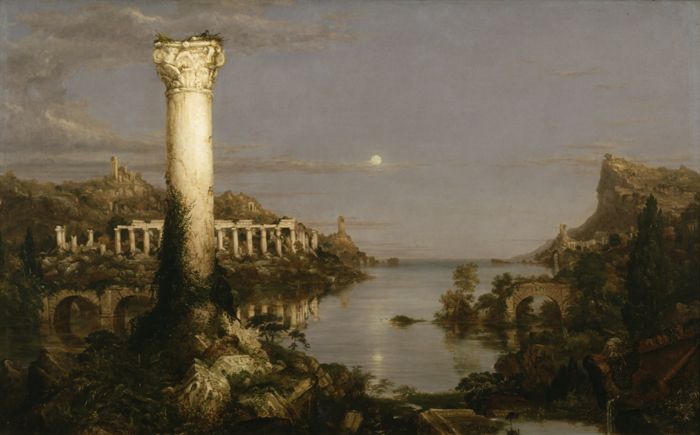 The Course of Empire: Desolation by Thomas Cole