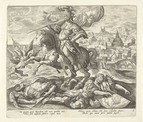 Alexander the Great as the Third King, from the Vision of Daniel by Adriaen Collaert after Maerten de Vos