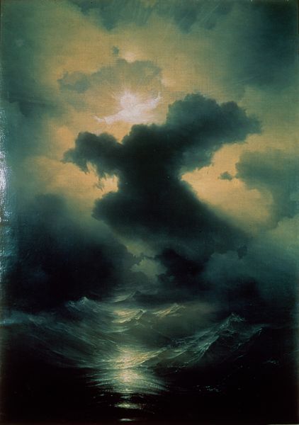 Chaos (The Creation) by Ivan Ayvazovsky, Genesis 1, Bible.Gallery