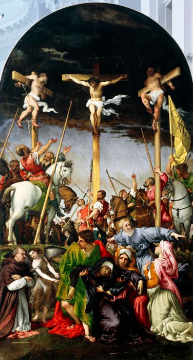 The Crucifixion by Lorenzo Lotto