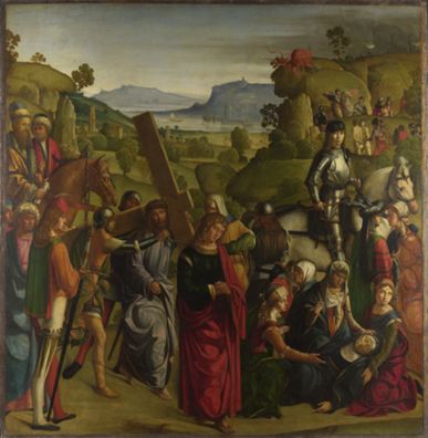 Christ Carrying the Cross and the Virgin Mary Swooning by Boccaccino Boccaccio