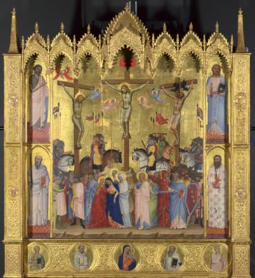 The Crucifixion by Jacopo di Cione 