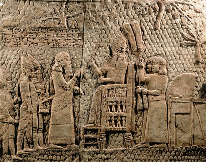 Sennacherib Watches the Capture of Lachish by Unknown Assyrian artist