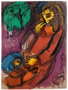 David and Absalom (from 'The Bible') by Marc Chagall 